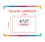  Tampon encreur Trodat complet Dateur Printy 4727 personnalisé