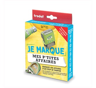 Kit Je marque mes p'tites affaires - Tampon Spécial Textile à personnaliser