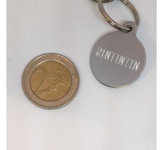 Médaille en alu de couleur gris