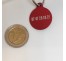 Médaille en alu de couleur rouge