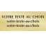 Plaque coupe dim: 70 x 30 mm