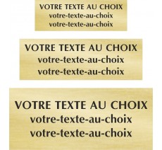 Plaques coupes gravées